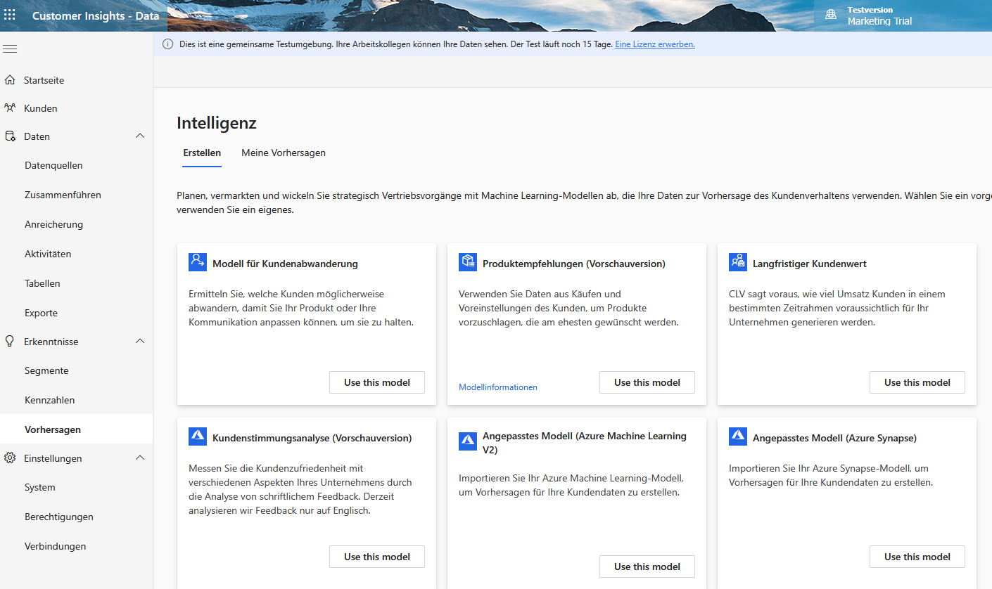 Customer Insights Data Intelligenz